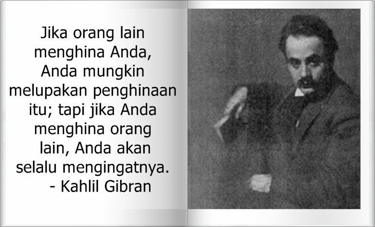 Kata Bijak Indah Dari Khalil Gibran