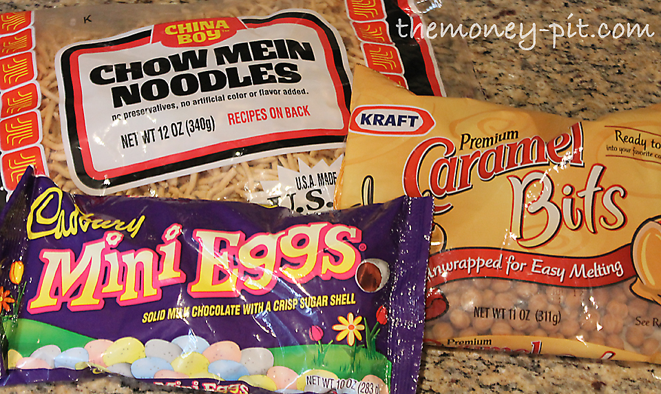 I used Caramel Bits (which are unwrapped small carmel pellets), but the