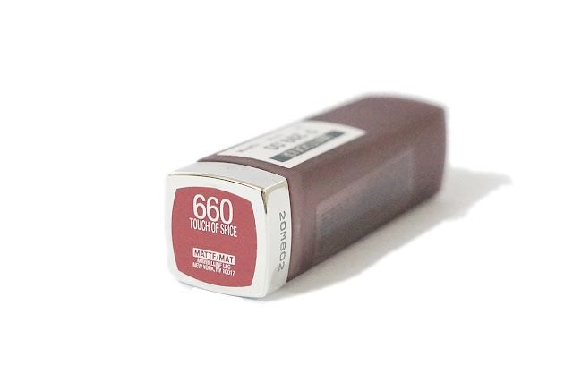 Maybelline Color Sensational Creamy Matte Lip Color in Touch of Spice 660