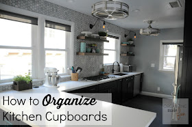 How to Organize Kitchen Cupboards :: OrganizingMadeFun.com