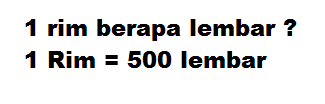 1 rim berapa lembar ? - Apakah .xyz
