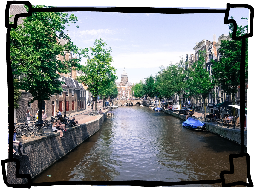 Postcard From Amsterdam - Interrailing Part 1 | www.hannahemilylane.com