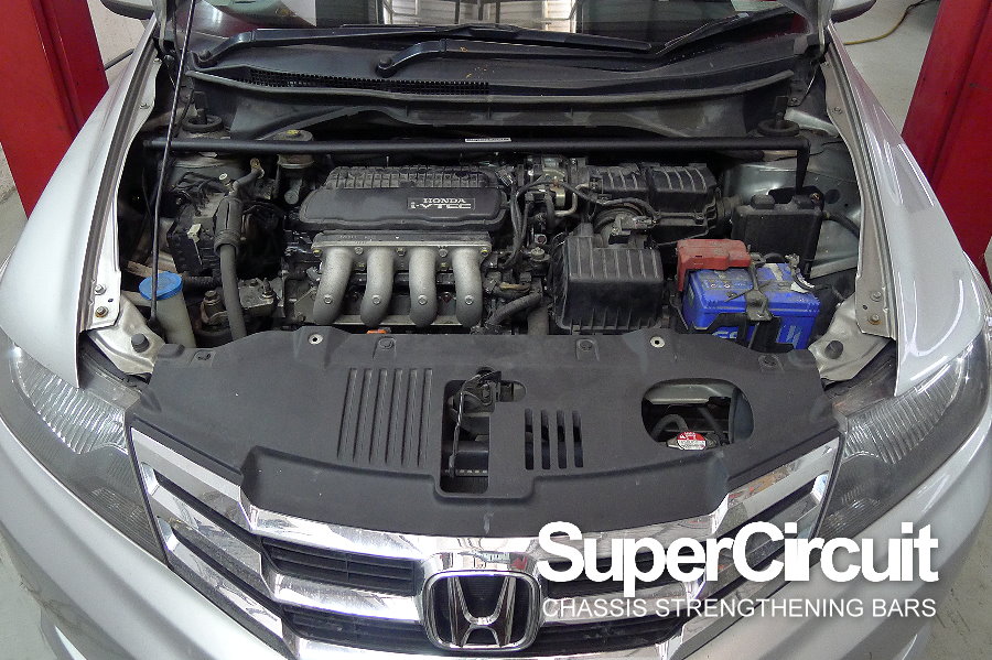 SUPERCIRCUIT CHASSIS STRENGTHENING BARS Honda City GM2 Front Strut Bar
