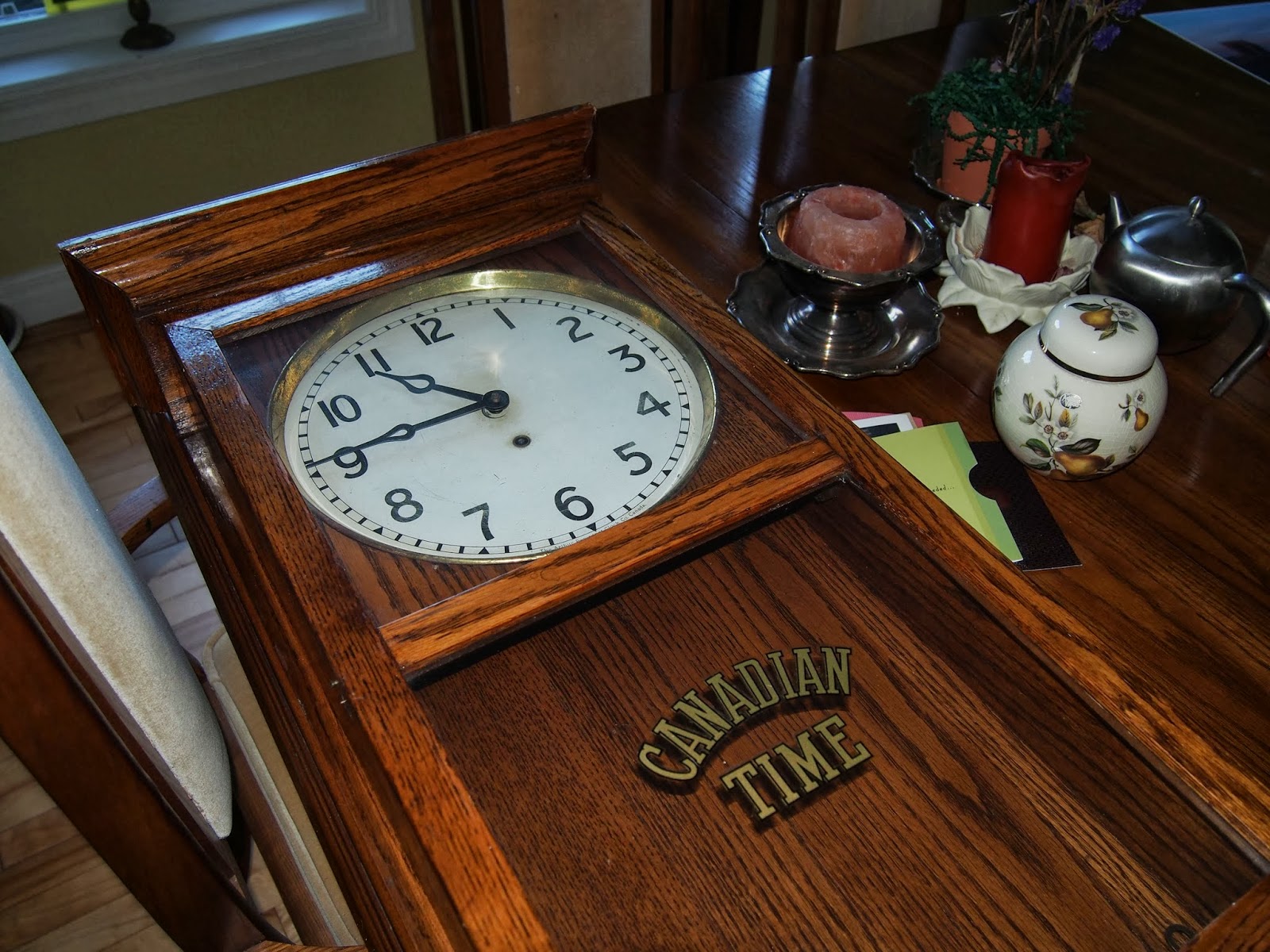 Arthur Pequegnat Canadian Time wall clock