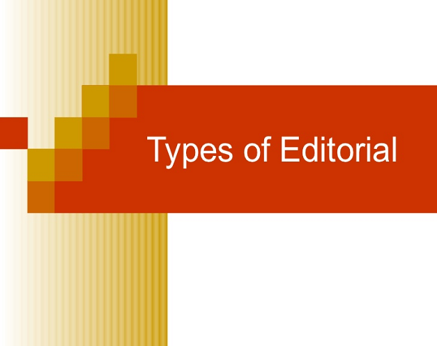 4 types of editorial writing
