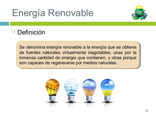 energía renovable