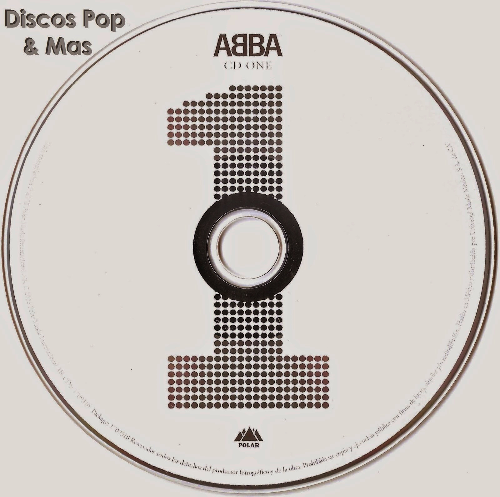 Discos Pop & Mas ABBA Number Ones