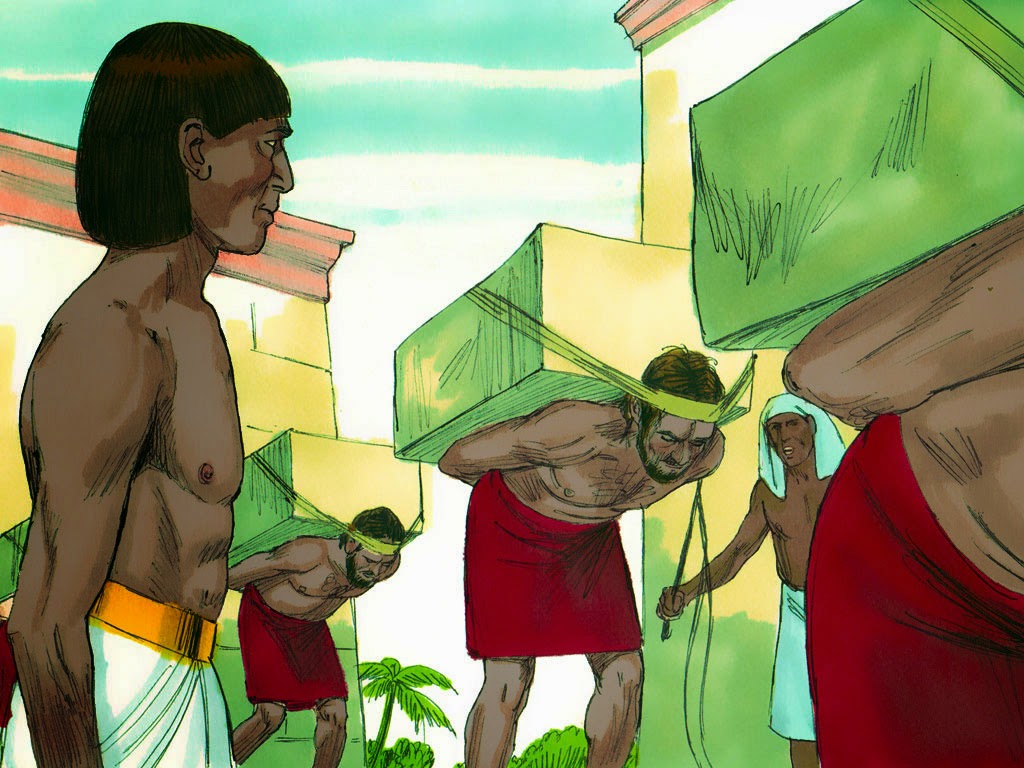 Escola Dominical Infantil: Visuais: Moisés mata um egípcio e foge