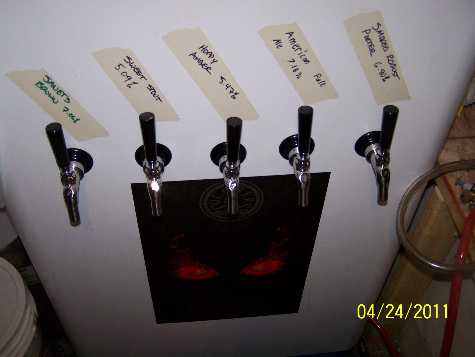 Bighand Brewery Kegging, Conditioning and Fermentation Setup