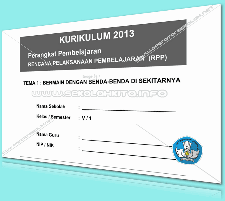 RPP Kurikulum 2013 SD KELAS 5 SEMESTER 1 Tema Benda-Benda di Lingkungan Sekitar Lengkap Per Subtema Revisi 2016