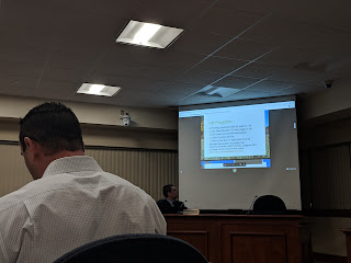 Recreation Director Ryan Jette presenting to the Town Council Recreation Director Ryan Jette presenting to the Town Council
