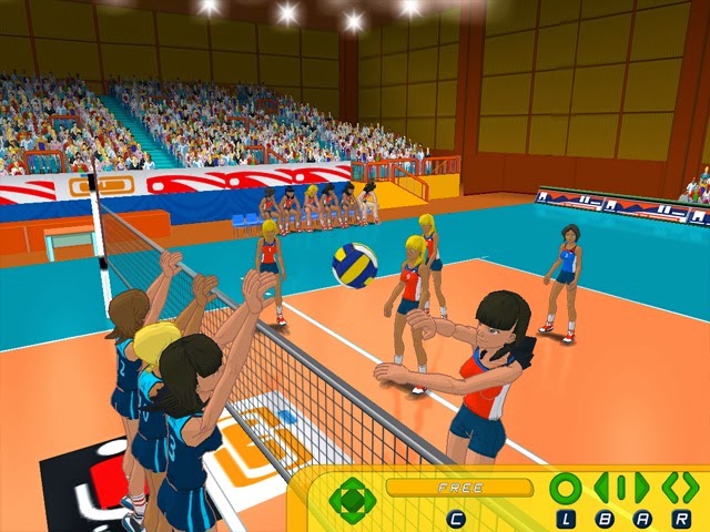 Упрощенная версия игры волейбол