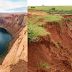As mudanças na paisagem causadas pela erosão