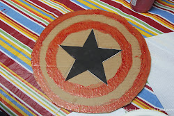 shield captain america star template printable circle craft remaining outer paint kc