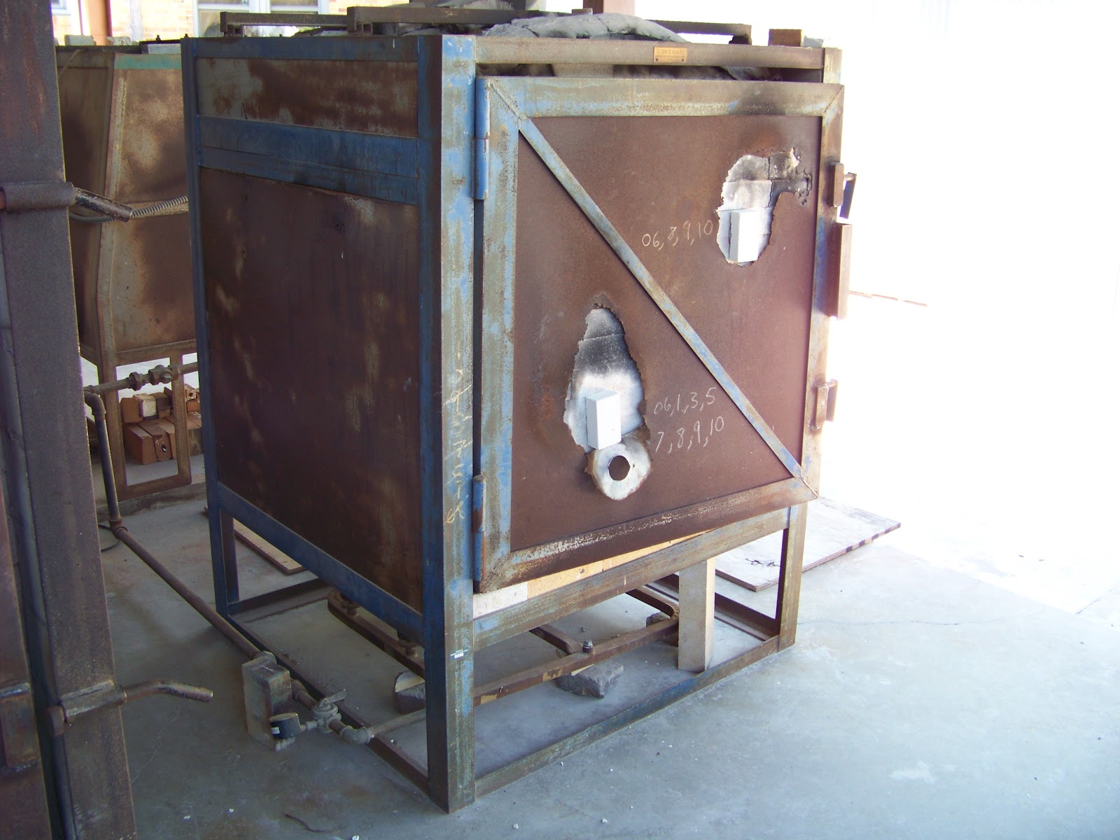 CMU 442 Kiln Construction Jake Allee Up Draft Gas Kilns