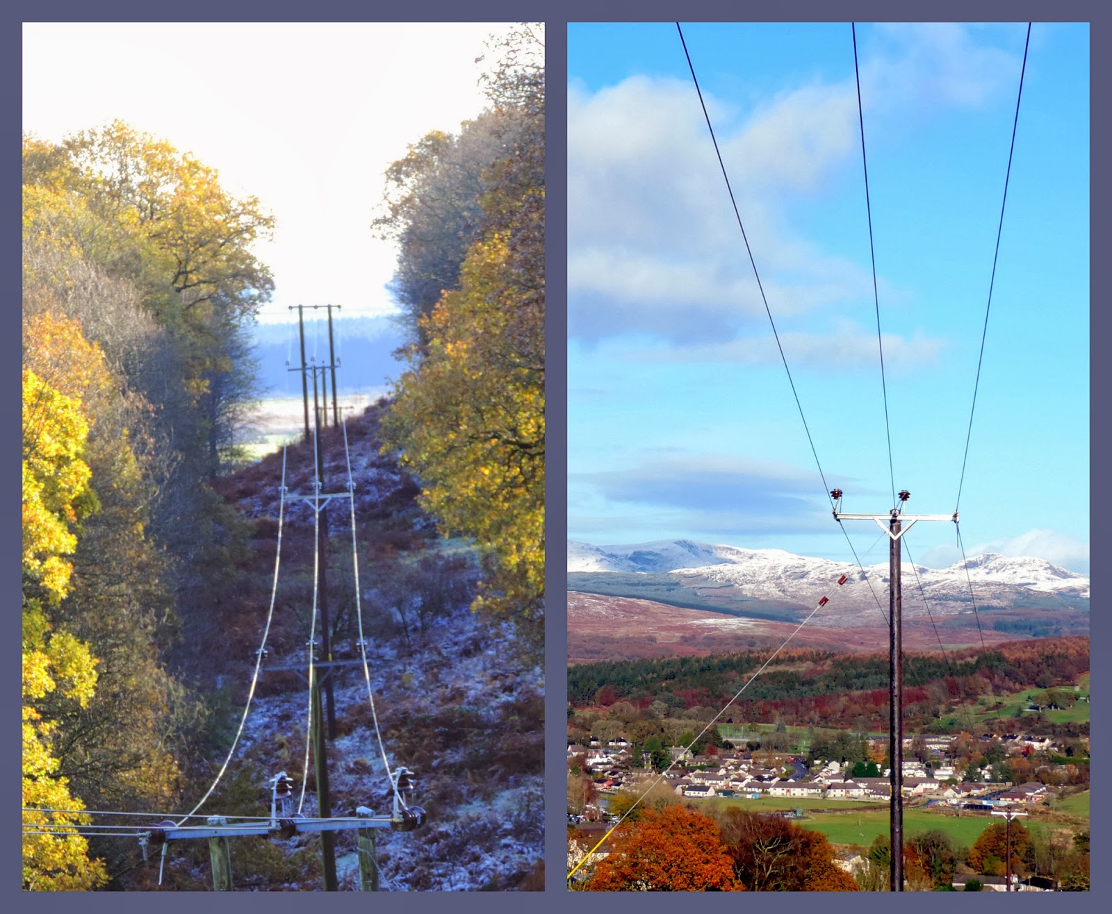 The Glebe Blog First snow over Newton Stewart November 2013