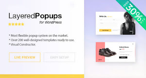 Use Layered Popups to build popups from pre-made templates