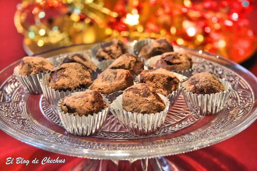 Trufas con naranja confitada, El Blog de Chechus, Chechus Cupcakes, postres