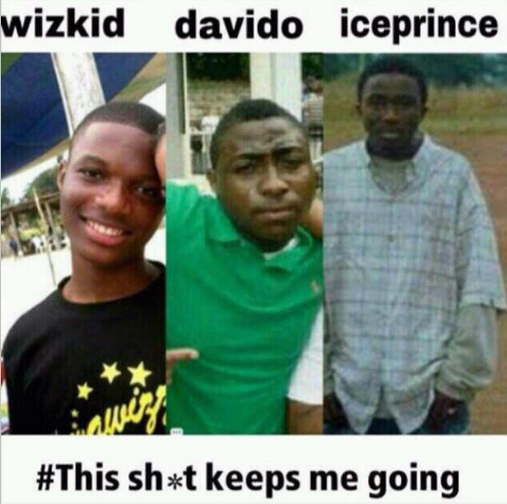 2 Davido shares throwback pic of himself, Wizkid, Ice Prince