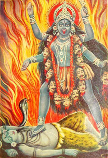 Poster of the Goddess Kali, provenance unknown to me Poster of the Goddess Kali, provenance unknown to me