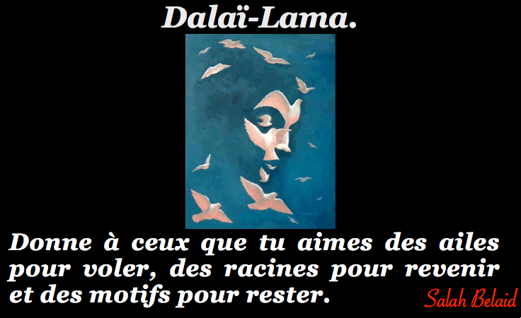 Des Racines Et Des Ailes 25 Mai 2022 Des Racines et des Ailes.( Dalaï-Lama )