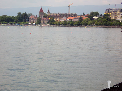 Vedere asupra orasului Lausanne