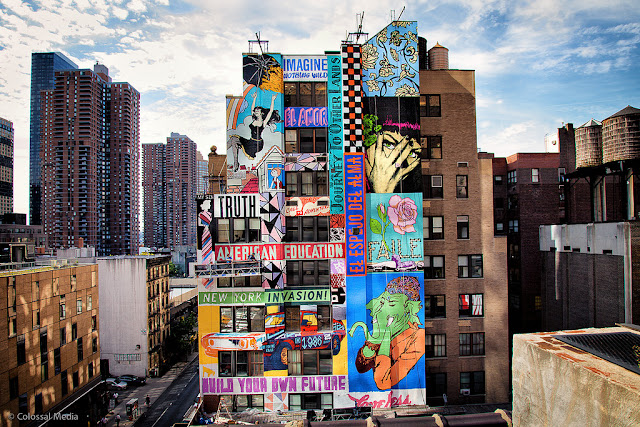 Street Art By Faile On The Streets Of New York City, USA 1