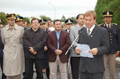 Daniel Robledo en el Acto de Malvinas en General Pico