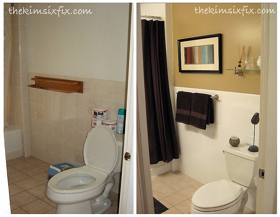 Guest Bathroom Makeover Flashback, Bathroom Makeover Before And After Photoshoot