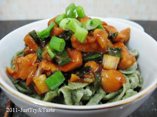 Resep Mie Bayam Just Try Taste resep mie bayam just try taste
