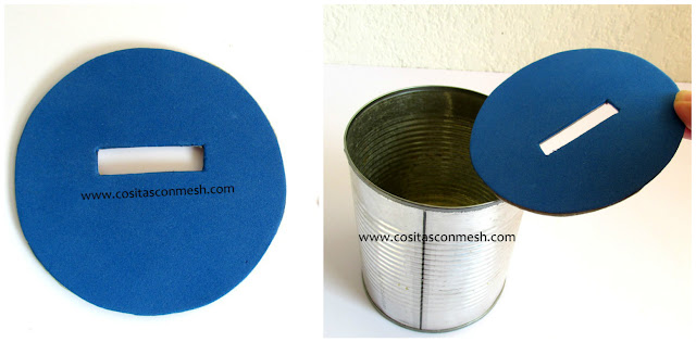 Recicla latas de tu cocina y haz una linda alcancía hipopótamo