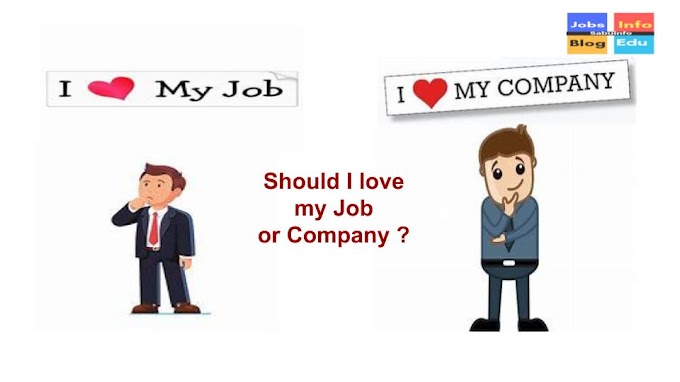 Should  You Love Your  Job or the   organizaton ?