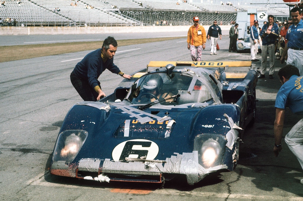 Just A Car Guy just duct tape the Ferrari and get back to racing, 1971