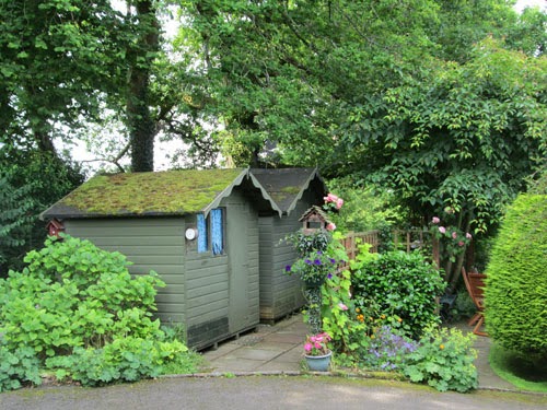 secret garden shed