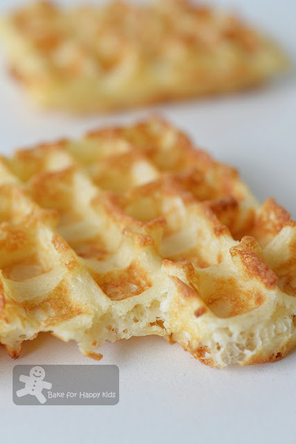 light crispy fluffy yeast waffle