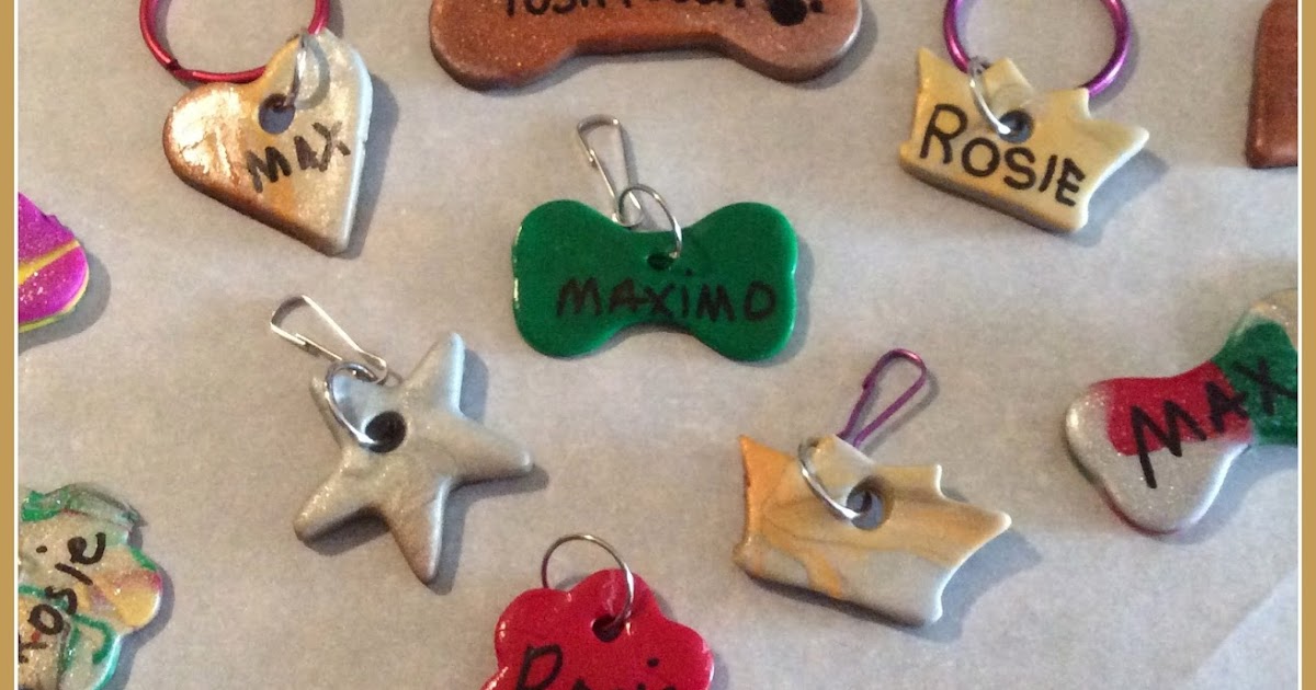 Posh Pooch Designs How I Make Easy Polymer Clay Dog Tags Posh Pooch Designs