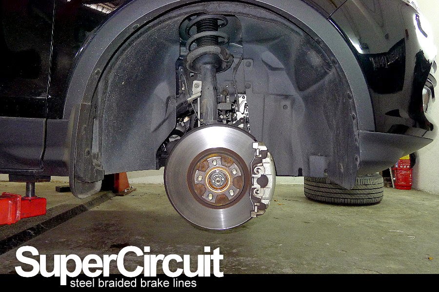 SUPERCIRCUIT Steel Braided Brake Lines Ford Kuga brake