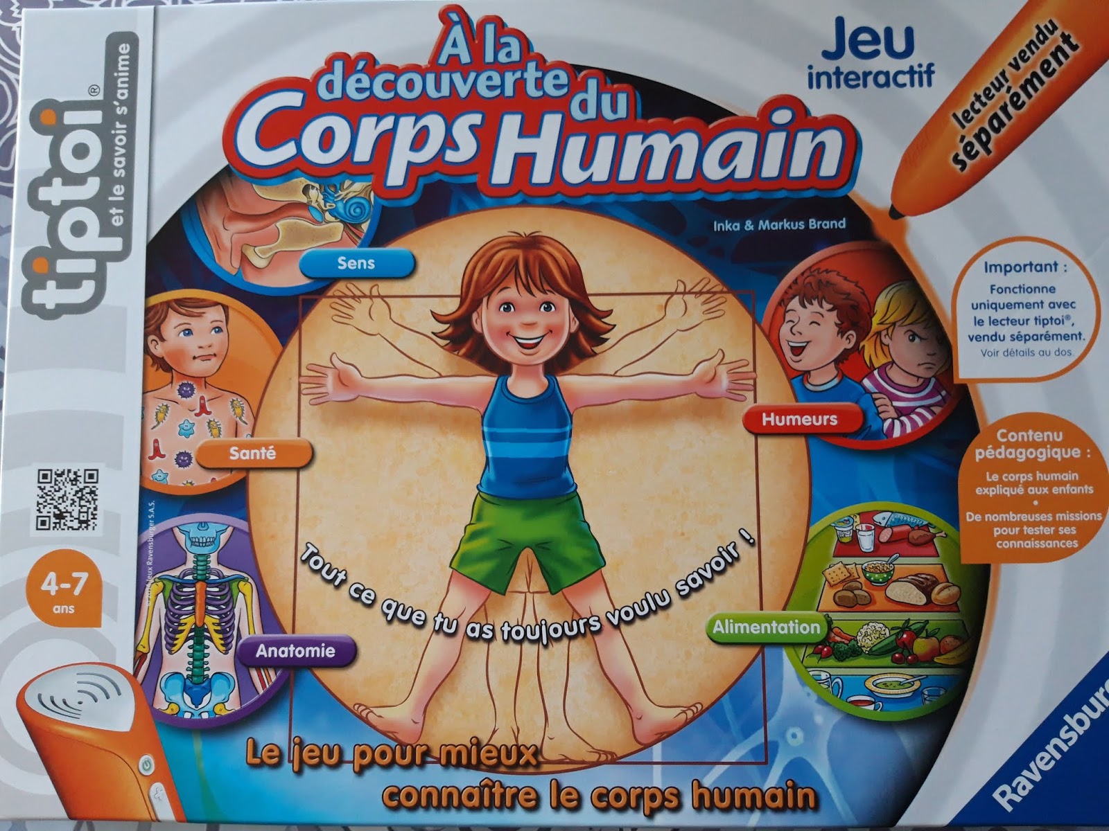 TIPTOI - A la découverte du corps humain - Petits génies en herbe