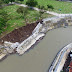 Bagong gawang river revetment na proyekto ni Robredo, nag collapse