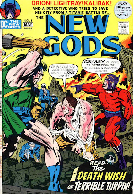 New Gods v1 #8 dc bronze age comic book cover art by Jack Kirby