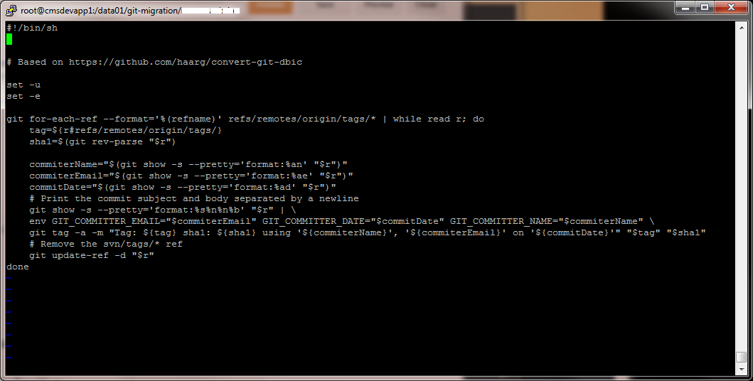 Subversion create tag - serrediscovery