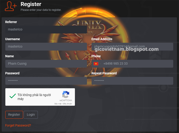 hướng dẫn đăng ký unixcoin hướng dẫn đăng ký unixcoin