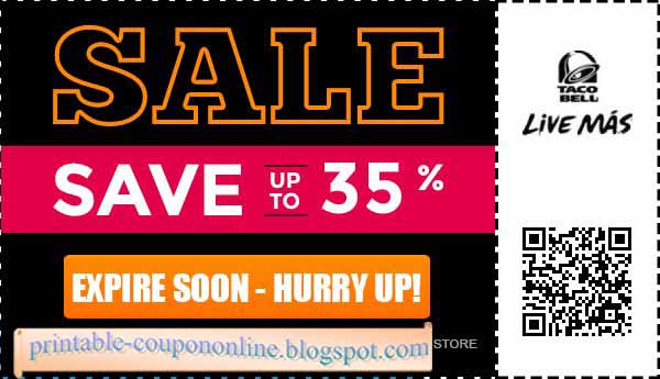 Taco bell coupons printable october 2018