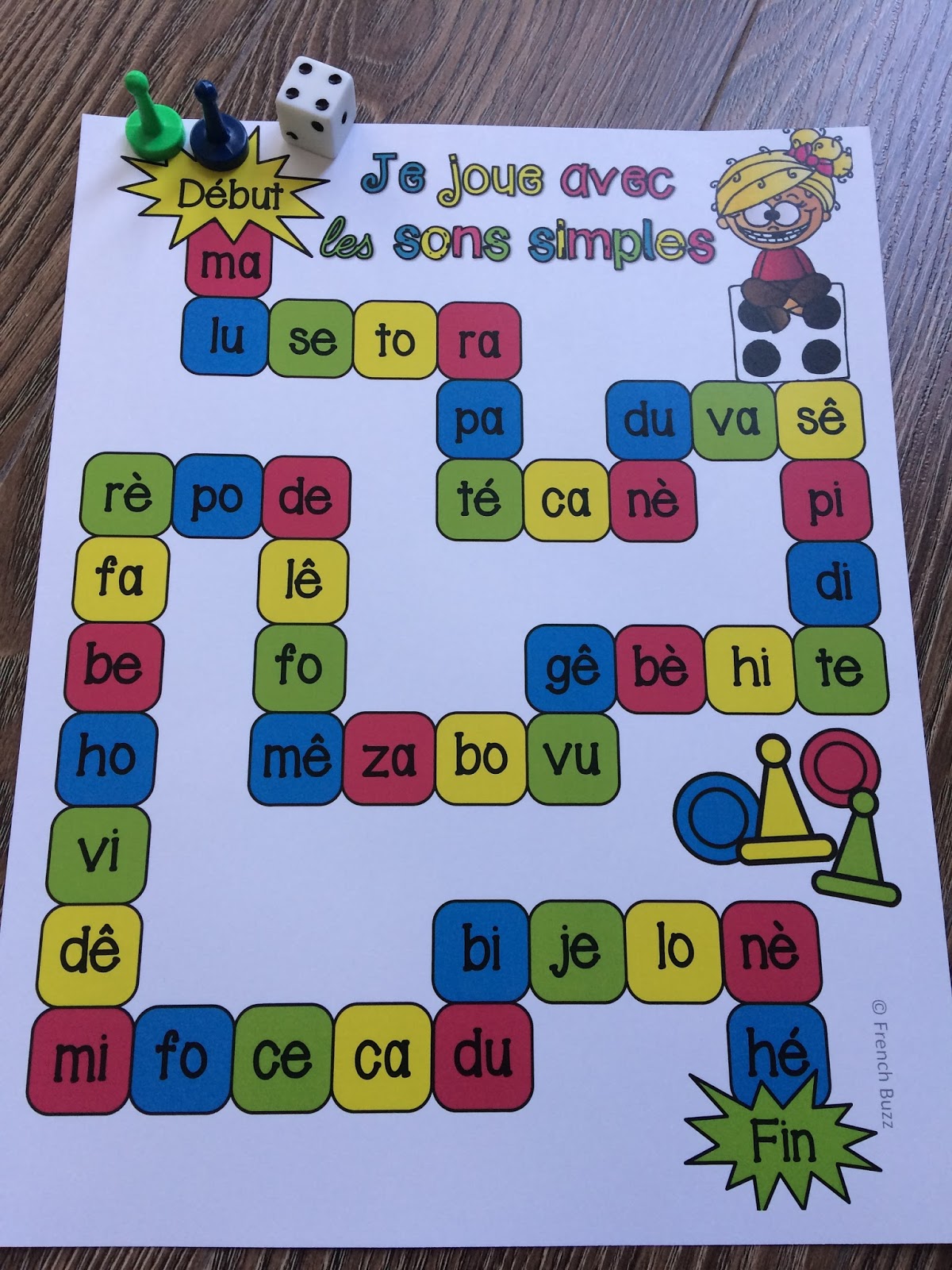 French Buzz - ressources en français: Jeux de société sur les sons
