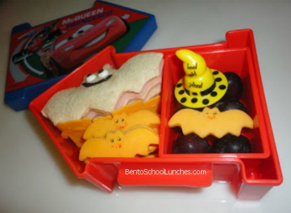 Bats halloween lunch
