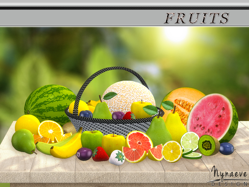 Sims 4 CC's The Best Fruits by NynaeveDesign