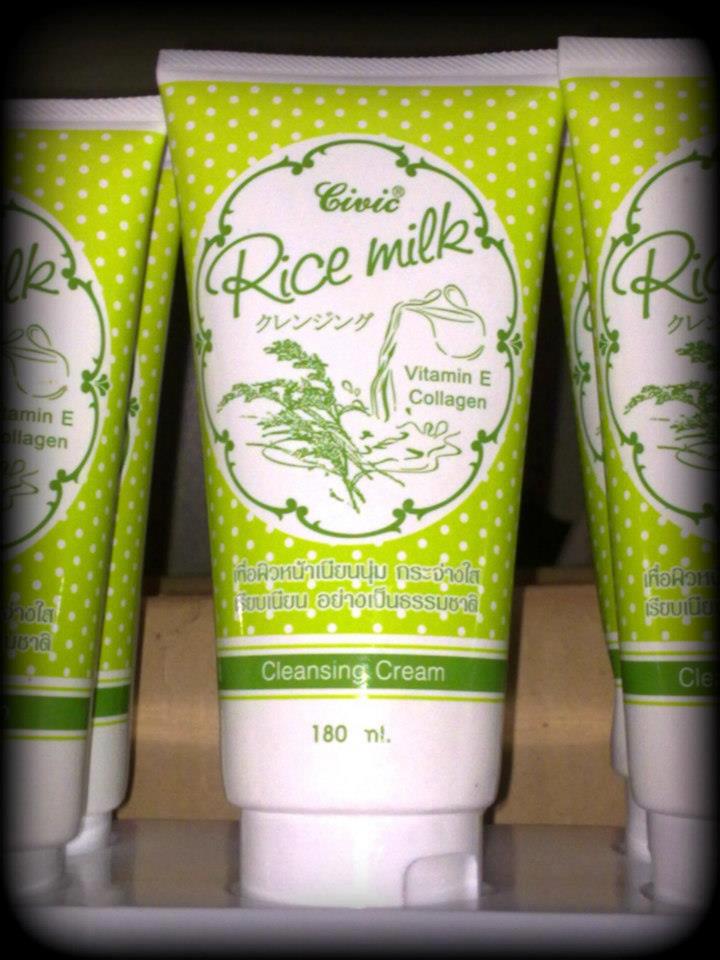 Hidayah Leen (Health & Beauty) Civic Rice Milk Cleansing Cream VIT E+COLLAGEN