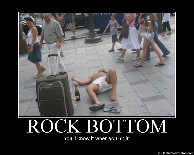 Funny rock bottom MEMES