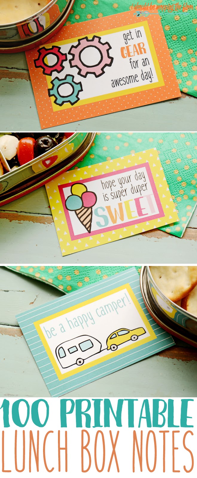 100 Printable Lunch Box Notes