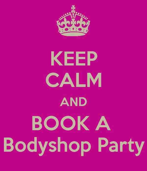 Samantha's Body Shop at Home Keep Calm & Book a Body Shop Party